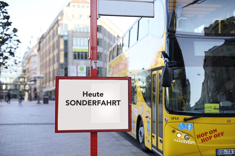 Bus für Sonderfahrt mieten